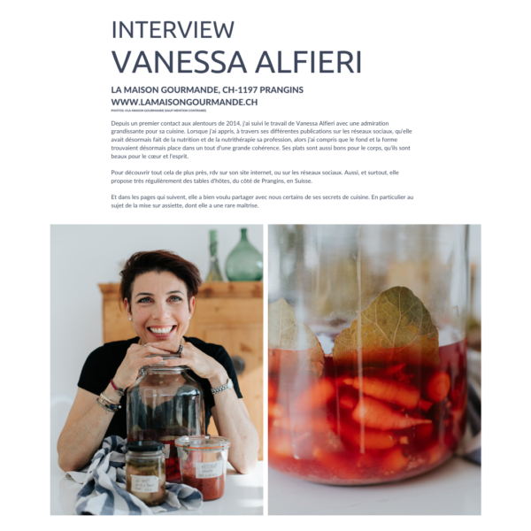 Vanessa Alfieri "La Maison Gourmande"